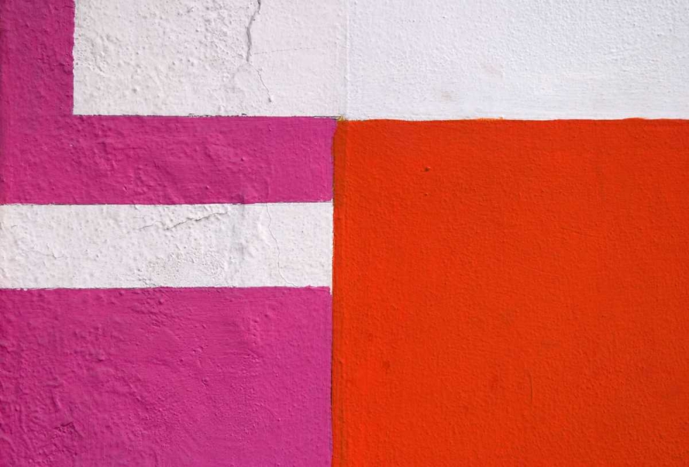 Mexico, Puerto Vallarta Colorful wall pattern